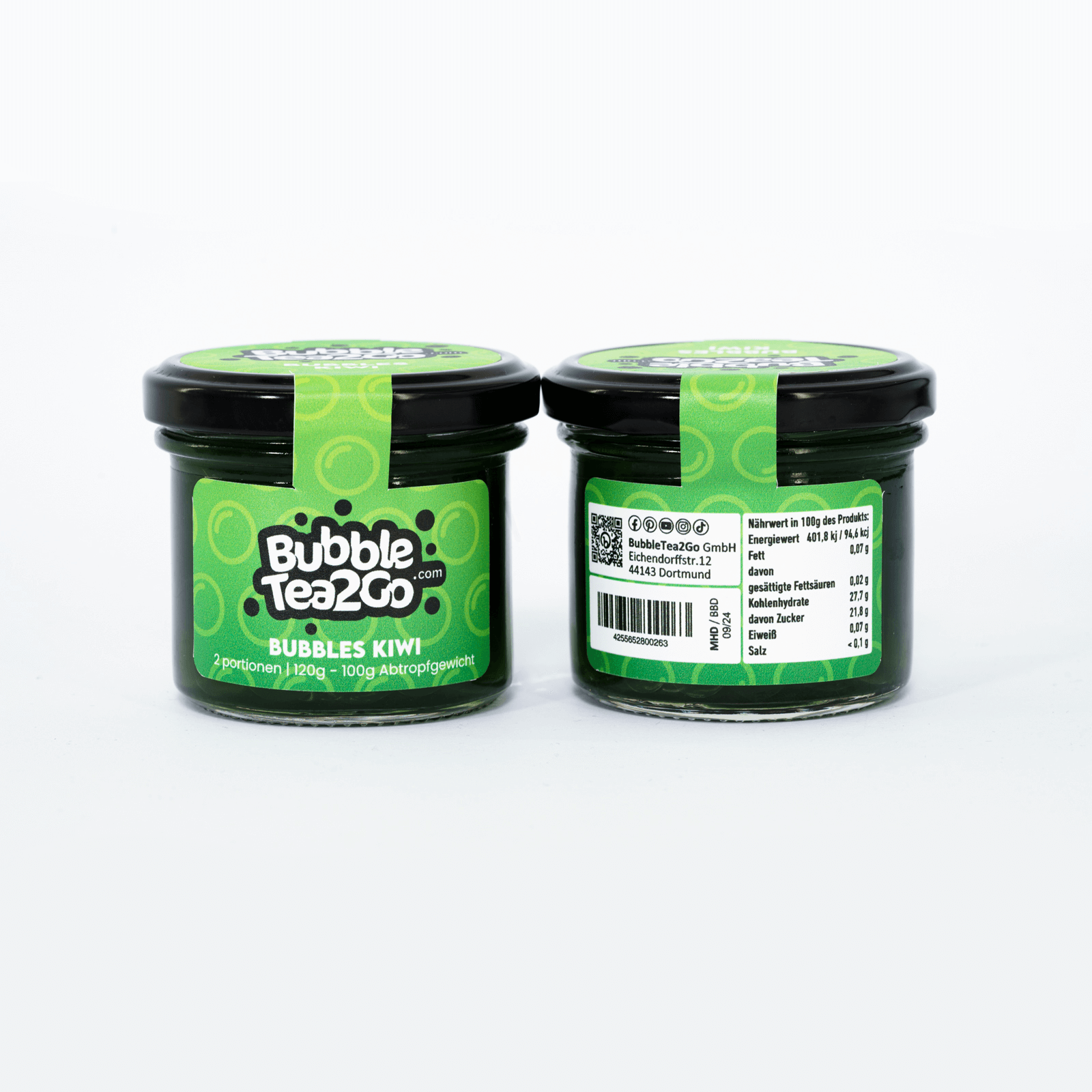 Bubbles - Kiwi 2 porties (120g)